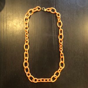 J. Crew plastic coral link necklace